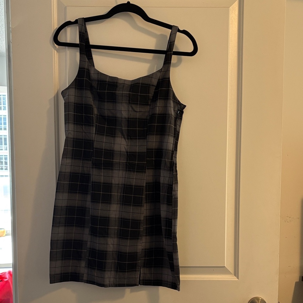 H&M Plaid Sleeveless Dress, Sz 10